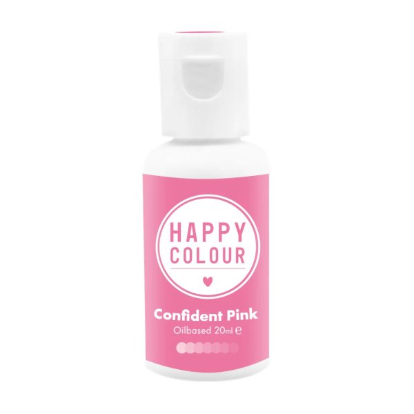 Happy Colour - Flytande oljebaserad f�rg - Confident pink - 20 ml