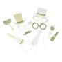 Photobooth-kit - Gr�n - 10 delar