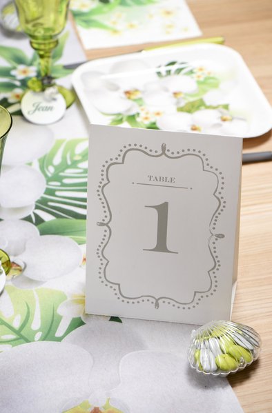 Bordsnumrering - Vintage White - 10 st Bordsnumrering - Vintage White - 10 st