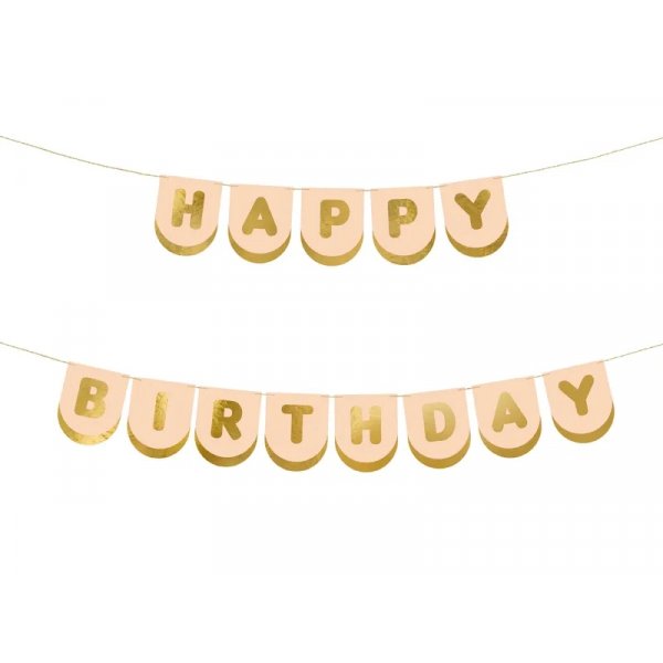 Giralng Happy Birtday, 150x30cm