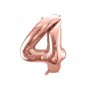 Sifferballong 0-9, ros�guld 86cm
