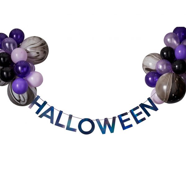 Girlang med ballonger - Halloween - Let\\\'s get Batty Girlang med ballonger - Halloween - Let\\\'s get Batty