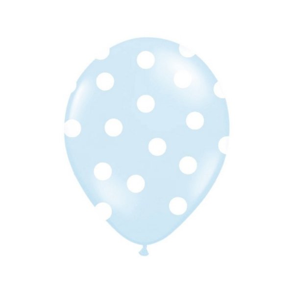 Ballonger Ljusbl� Dots