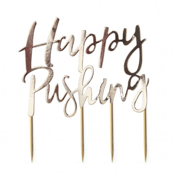 Cake Topper - Happy Pushing
