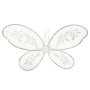 Änglakostym 3 delar Barnstorlek M 110-120 cm Vit/Silver Änglakostym 3 delar Barnstorlek M 110-120 cm Vit/Silver