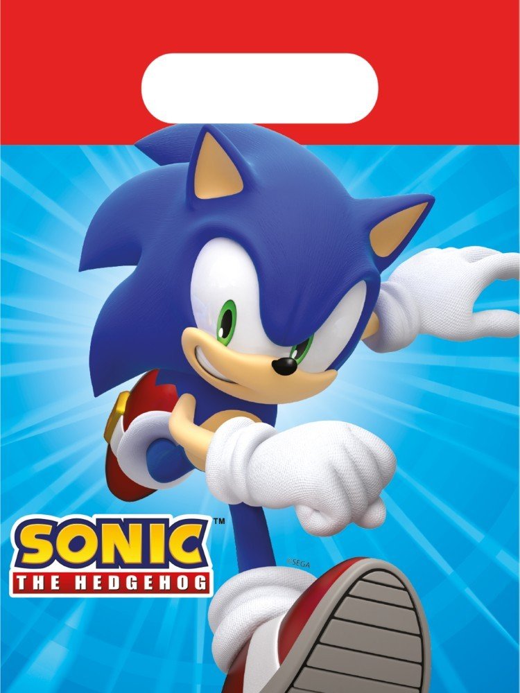 Kalaspåsar/Fiskedammspåsar – Sonic – Papper – 4-pack – Sonic