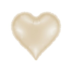 Folieballong - Sweetie Heart Satin Cream 46 cm Folieballong - Sweetie Heart Satin Cream 46 cm