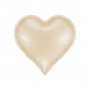 Folieballong - Sweetie Heart Satin Cream 46 cm Folieballong - Sweetie Heart Satin Cream 46 cm