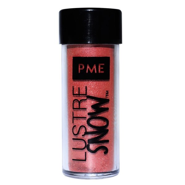 Ätbart glitter - Röd - Edible Lustre Snow - PME - 10 g Ätbart glitter - Röd - Edible Lustre Snow - PME - 10 g