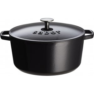 Gjutj�rnsgryta - 4,4 liter - Svart - Sabor