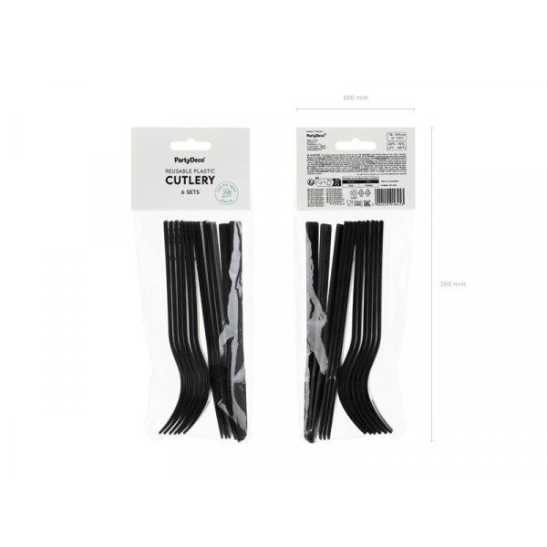 Plastbestick - Svart