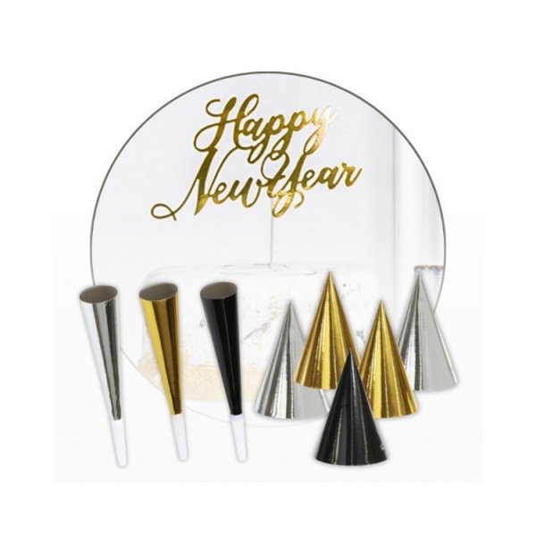 Ny�rstillbeh�r Happy new year 10 pers
