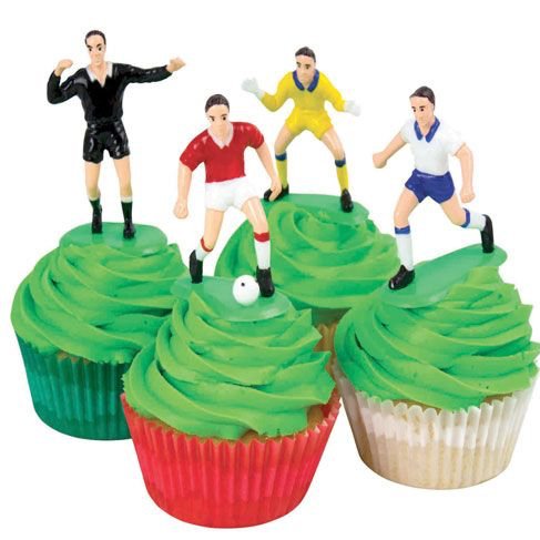 Cake Topper - Football - Mål & Spelare Cake Topper - Football - Mål & Spelare
