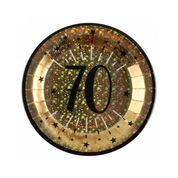 Papperstallrikar Sparkling 70 �r