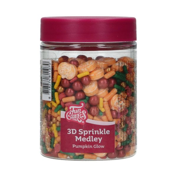 Strössel - 3D Sprinkle Medley Pumpkin Glow - 70 g Strössel - 3D Sprinkle Medley Pumpkin Glow - 70 g