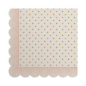 Sm� servetter - Multi Dots - Rosa - �20-pack