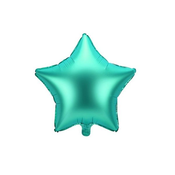 Folieballong stj�rna gr�n