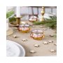 Ljuslykta Ros�guld av Glas
