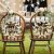 Stolsdekorationer - Bride & Groom - Rustic Country - 2-pack