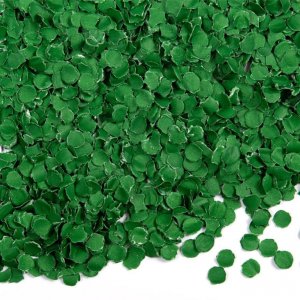 Papperskonfetti - Gr�n - 100 gram