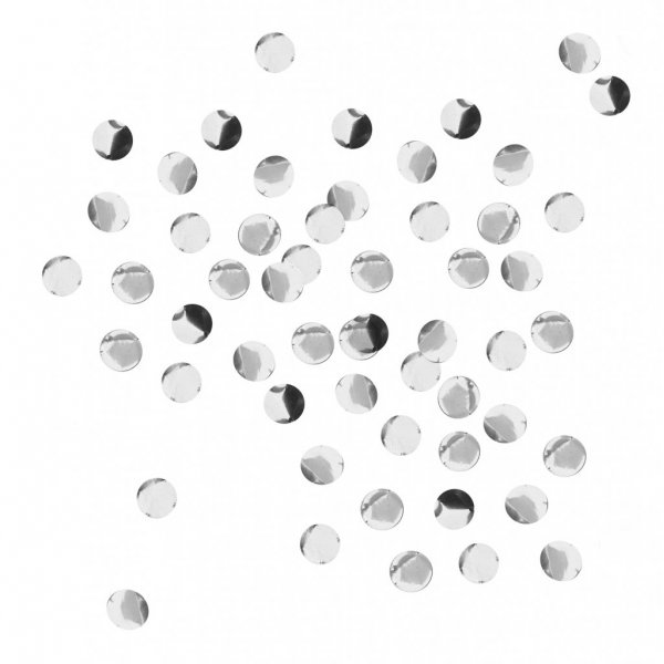 Konfetti - Cirklar - Silvermetallic - 15 g Konfetti - Cirklar - Silvermetallic - 15 g