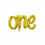 Folieballong \\\"One\\\" Guld