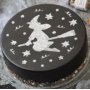 Schablon - H�xa - 25 - cm - Halloween