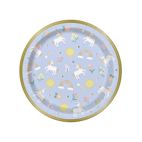 Papperstallrikar Enh�rningar