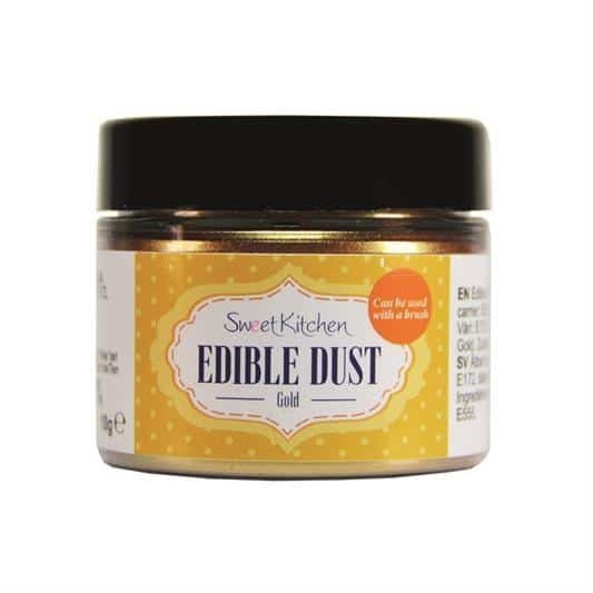 Ätbart glitter - Sweet Kitchen - Guld - 10 g - Ätbart glitter, Strössel & bakningsdekor