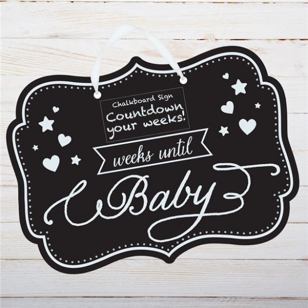 Skylt - Countdown to baby Skylt - Countdown to baby