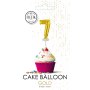 T�rtdekoration - Minifolieballong - Guld - 7