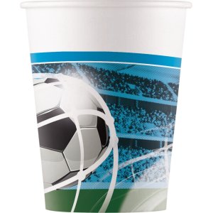 Pappmuggar - Fotboll - Fans - 8-pack