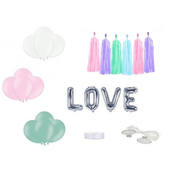 Bildekorationskit - Love - Mix