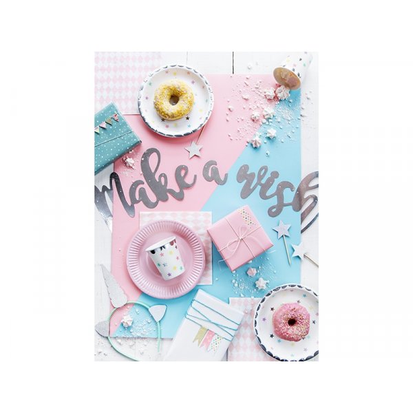 Backdrop - Make A Wish - Silver Backdrop - Make A Wish - Silver