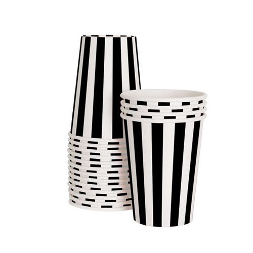 Pappmuggar - Black Tie - 12-pack