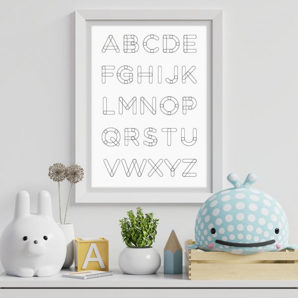 Poster - LETTERS - Outline Poster - LETTERS - Outline