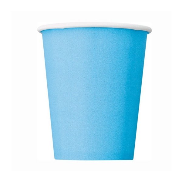 Pappersmuggar Ljusbl� 14-pack