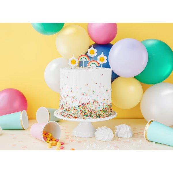 Pappmuggar - Ljusbl - Guldkant - 6-pack