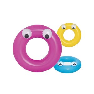 Badring med �gon 91 cm - rosa