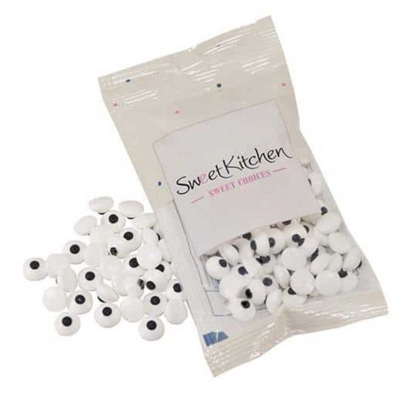 Sockerögon – Ca 1 cm – Sweet Kitchen – 35g – Sockerdekorationer