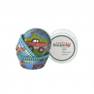 Muffinsformar - Bilar - 50-pack