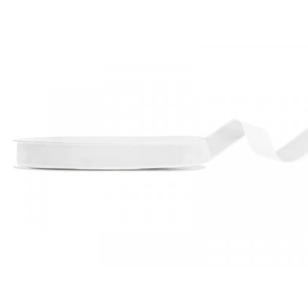 Velourband - 10 m - Vitt