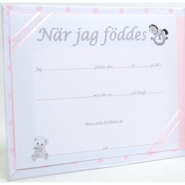 Mitt f�rsta avtryck Rosa