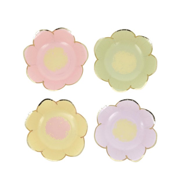 Pappsk�lar - Blommor - 8-pack