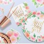 Folieballong - Hjrta - Floral Baby