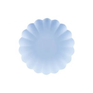 �teranv�ndbara tallrikar - Ljusbl� - 4-pack