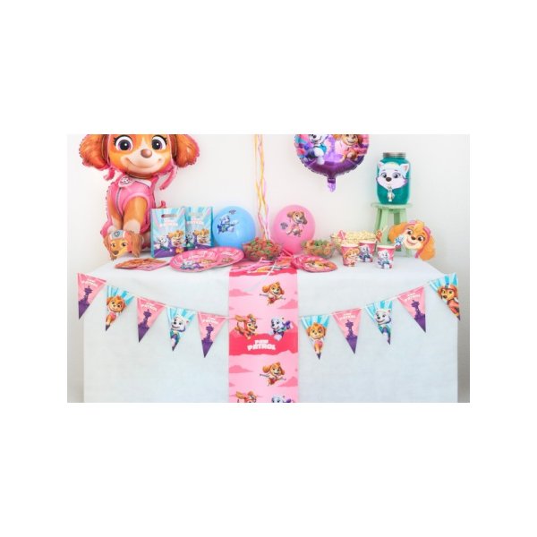 Vimpelgirlang - Paw Patrol - Rosa - 1,9m