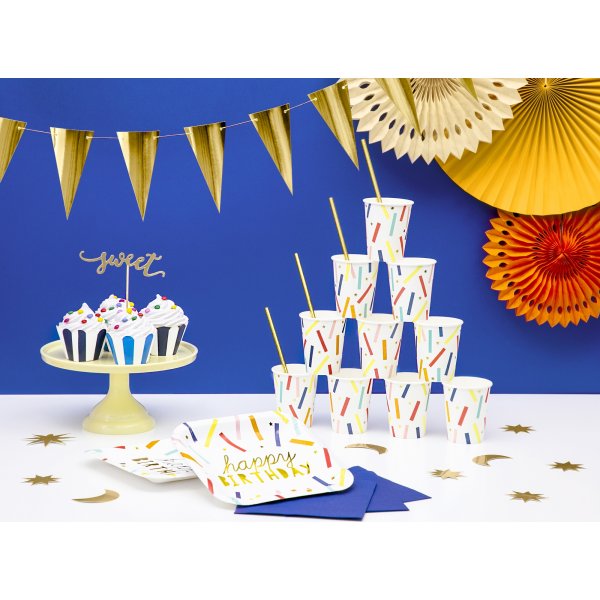 Liten vimpel - Metallic - Guld