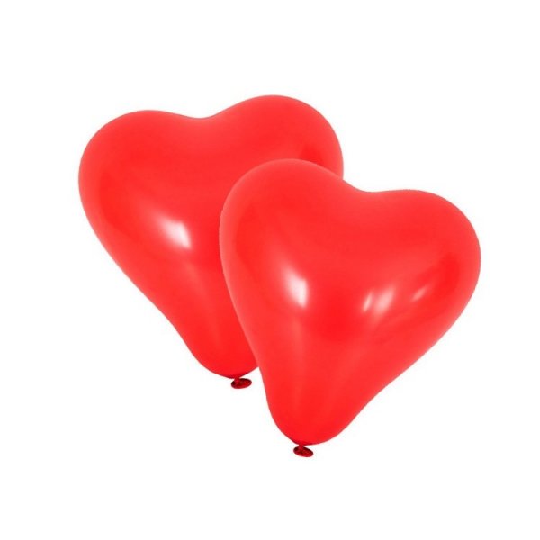 15-pack r�da ballonger hj�rtan