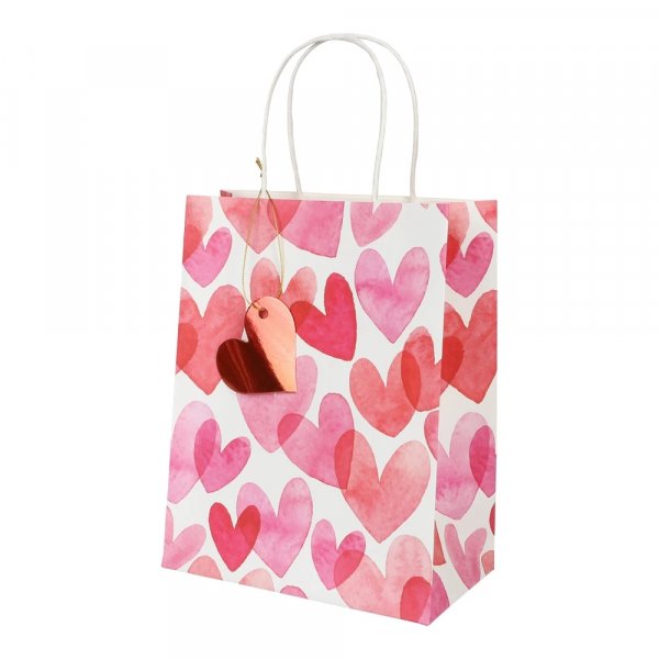 Presentp�se - Alla hj�rtans dag - Rosa/R�d